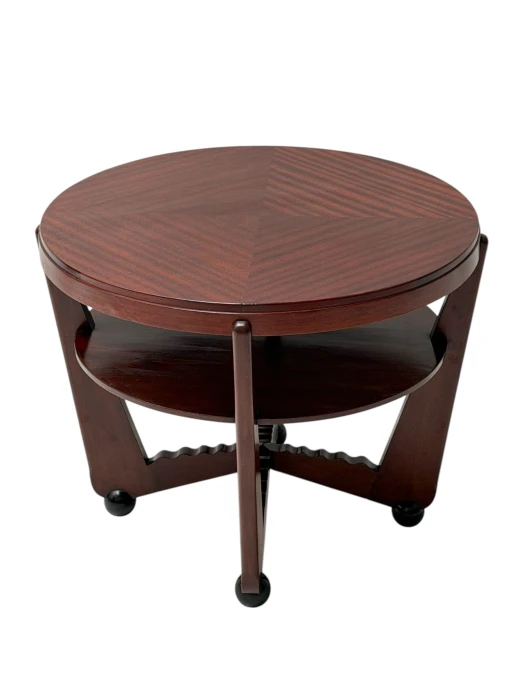 1920s Art Deco Coffee Table by Max Coini in American Walnut